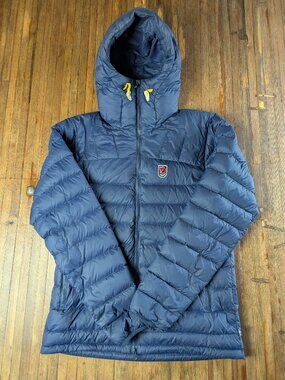Fjallraven Expedition Series Down Coat Mens Medium Blue